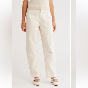 TWP Jetties Beach Barrel Pant, jean in natural denim - Size 28 NWT